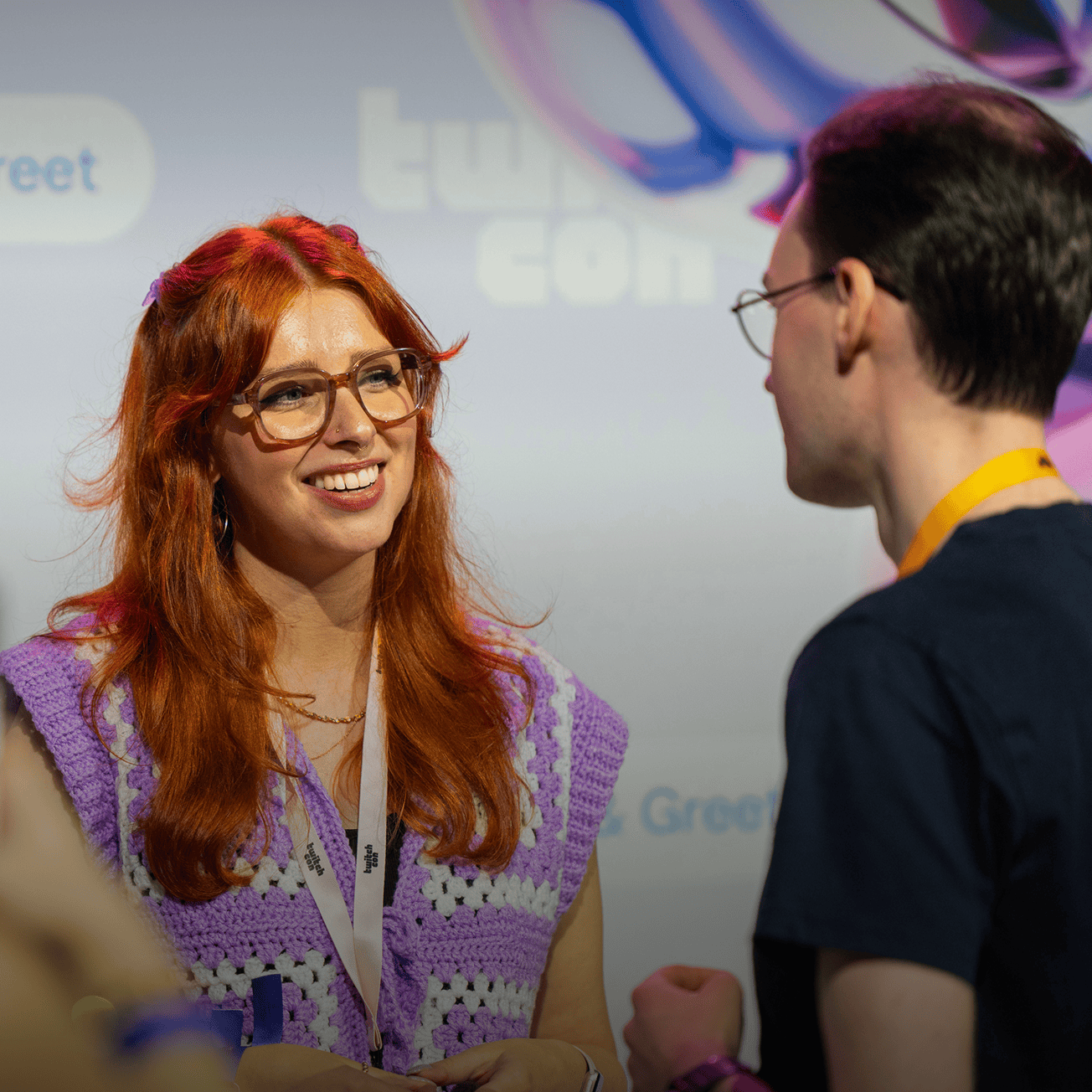 Fans meeting and interacting with their favorite streamers