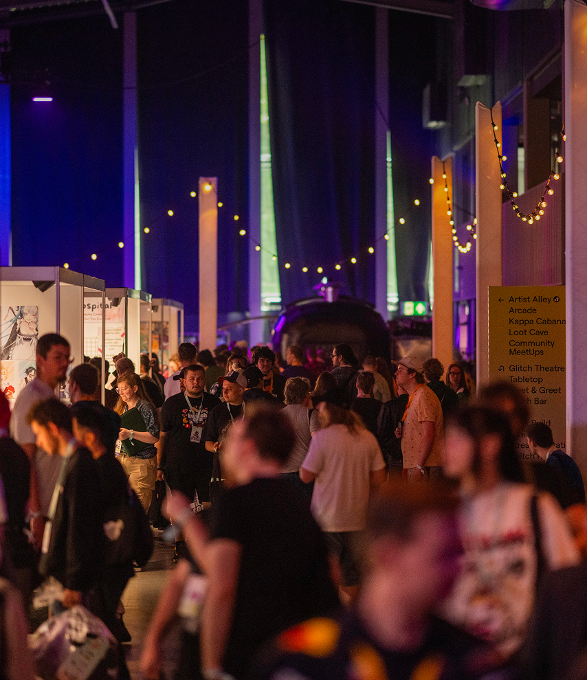 Artist Alley area at TwitchCon